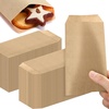 image:imageOutus 1000 Pcs Mini Flat Kraft Paper Bags Natural Treat Popcorn Party Favor Silverware Envelope Merchandise Bags for Cookies Desserts Snacks Sandwiches Chocolate Candy 5 x 7 Inch4 x 6 Inch