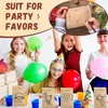 image:imageOutus 1000 Pcs Mini Flat Kraft Paper Bags Natural Treat Popcorn Party Favor Silverware Envelope Merchandise Bags for Cookies Desserts Snacks Sandwiches Chocolate Candy 5 x 7 Inch4 x 6 Inch