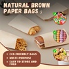 image:imageOutus 1000 Pcs Mini Flat Kraft Paper Bags Natural Treat Popcorn Party Favor Silverware Envelope Merchandise Bags for Cookies Desserts Snacks Sandwiches Chocolate Candy 5 x 7 Inch4 x 6 Inch
