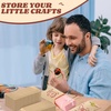 image:imageOutus 1000 Pcs Mini Flat Kraft Paper Bags Natural Treat Popcorn Party Favor Silverware Envelope Merchandise Bags for Cookies Desserts Snacks Sandwiches Chocolate Candy 5 x 7 Inch5 x 7 Inch