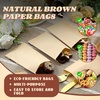 image:imageOutus 1000 Pcs Mini Flat Kraft Paper Bags Natural Treat Popcorn Party Favor Silverware Envelope Merchandise Bags for Cookies Desserts Snacks Sandwiches Chocolate Candy 5 x 7 Inch5 x 7 Inch