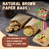 image:imageOutus 1000 Pcs Mini Flat Kraft Paper Bags Natural Treat Popcorn Party Favor Silverware Envelope Merchandise Bags for Cookies Desserts Snacks Sandwiches Chocolate Candy 5 x 7 Inch5 x 7 Inch