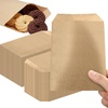 image:imageOutus 1000 Pcs Mini Flat Kraft Paper Bags Natural Treat Popcorn Party Favor Silverware Envelope Merchandise Bags for Cookies Desserts Snacks Sandwiches Chocolate Candy 5 x 7 Inch5 x 7 Inch