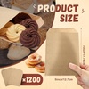 image:imageOutus 1000 Pcs Mini Flat Kraft Paper Bags Natural Treat Popcorn Party Favor Silverware Envelope Merchandise Bags for Cookies Desserts Snacks Sandwiches Chocolate Candy 5 x 7 Inch5 x 7 Inch