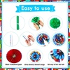 image:imageOutus 21 Pcs International World Flags Classroom Decorations Around The World Hanging Paper Fans Sport Party Tissue Paper Pom Poms for Garland Ceilings School Office Party Supplies Flag StyleCountry Flag