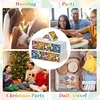 image:imageOutus 50 Pack Retro Christmas Travle Size Pocket Tissues Stocking StuffersAssorted Color
