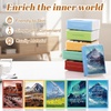 image:imageOutus 50 Pack Retro Christmas Travle Size Pocket Tissues Stocking StuffersAssorted Color