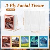 image:imageOutus 50 Pack Retro Christmas Travle Size Pocket Tissues Stocking StuffersAssorted Color