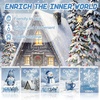 image:imageOutus 50 Pack Retro Christmas Travle Size Pocket Tissues Stocking StuffersBlue