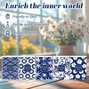 image:imageOutus 50 Pack Retro Christmas Travle Size Pocket Tissues Stocking StuffersBlue