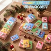 image:imageOutus 50 Pack Retro Christmas Travle Size Pocket Tissues Stocking StuffersBright Colors
