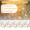 image:imageOutus 50 Pack Retro Christmas Travle Size Pocket Tissues Stocking StuffersFloral Color