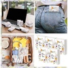 image:imageOutus 50 Pack Retro Christmas Travle Size Pocket Tissues Stocking StuffersFloral Color