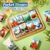 image:imageOutus 50 Pack Retro Christmas Travle Size Pocket Tissues Stocking StuffersNational Park