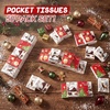 image:imageOutus 50 Pack Retro Christmas Travle Size Pocket Tissues Stocking StuffersRed