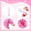 image:imageOutus 9 Pcs Breast Cancer Awareness Party Decoration Pink Ribbon Paper Fans