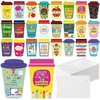 image:imageOutus 24 Coffee Cup Teacher Thank You Cards Xmas Teacher Appreciation GiftVibrant