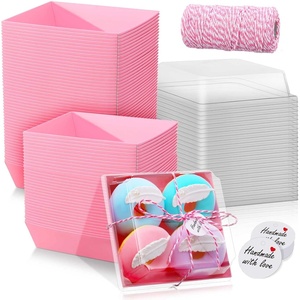 image:imageOutus 100 Pcs Charcuterie Boxes with Clear Lids Navy Blue ClassicPink
