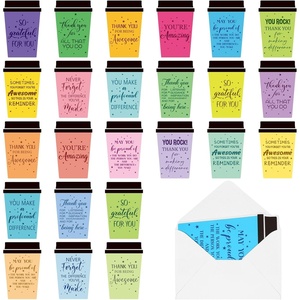 image:imageOutus 24 Coffee Cup Teacher Thank You Cards Xmas Teacher Appreciation GiftEmployee