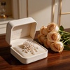 image:image1 Pcs Large Pearl Brooch Pins for Women Vintage White Pearl Flower Brooch