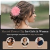 image:image709 Dainty Satin Large Flower Brooches for Women  Elegant Floral Brooch Pins for Women  Delicate Hair Clips amp Fabric Flower Pins for Clothes  Flowers for Dresses amp Wedding Hair AccessoriesPinkPink