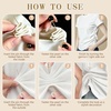image:image8 Pcs Artificial Pearl Brooch Pins for Women ClothesWhite  Black