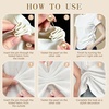 image:image8 Pcs Artificial Pearl Brooch Pins for Women ClothesWhite  Champagne