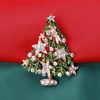 image:imageChristmas Brooch Pins Crystal Christmas Tree Snowflake Jingle Bell Reindeer Enamel Brooches Holiday Party Gift for Women10