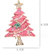image:imageChristmas Brooch Pins Crystal Christmas Tree Snowflake Jingle Bell Reindeer Enamel Brooches Holiday Party Gift for WomenChristmas