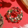 image:imageChristmas Brooch for Women Red Green Christmas Poinsettia Pins Sparkling Rhinestone Xmas Glove Brooch Crystal Xmas Wreath Pins Elegant Clothing Hat Bag Accessories Christmas Holiday Winter JewelryWreath