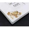 image:imageCute Bee Brooch  Yellow Gold Crystal Enamel Insect Brooch  Scarf Dress Collar Decorative Jewelry Accessory Gift