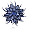 image:imageEzing 4Pcs Brooch Lot with Large Big Size Rhinestone Crystal Fashion JewelryBlue