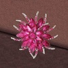 image:imageEzing 4Pcs Brooch Lot with Large Big Size Rhinestone Crystal Fashion JewelryPink