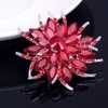 image:imageEzing 4Pcs Brooch Lot with Large Big Size Rhinestone Crystal Fashion JewelryRed
