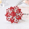 image:imageEzing 4Pcs Brooch Lot with Large Big Size Rhinestone Crystal Fashion JewelryRed