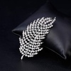 image:imageEzing 4Pcs Brooch Lot with Large Big Size Rhinestone Crystal Fashion JewelryWhite Crystal
