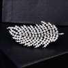 image:imageEzing 4Pcs Brooch Lot with Large Big Size Rhinestone Crystal Fashion JewelryWhite Crystal