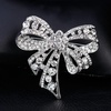 image:imageEzing 4Pcs Brooch Lot with Large Big Size Rhinestone Crystal Fashion JewelryWhite Crystal