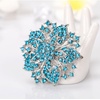 image:imageEzing 4Pcs Brooch Lot with Large Big Size Rhinestone Crystal Fashion Jewelrylight blue