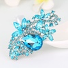 image:imageEzing 4Pcs Brooch Lot with Large Big Size Rhinestone Crystal Fashion Jewelrylight blue