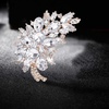 image:imageEzing 4Pcs Brooch Lot with Large Big Size Rhinestone Crystal Fashion Jewelryp