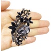 image:imageEzing 4Pcs Brooch Lot with Large Big Size Rhinestone Crystal Fashion Jewelryq