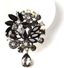 image:imageEzing 4Pcs Brooch Lot with Large Big Size Rhinestone Crystal Fashion Jewelryq