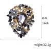 image:imageEzing 4Pcs Brooch Lot with Large Big Size Rhinestone Crystal Fashion Jewelryq