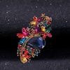 image:imageEzing 4Pcs Brooch Lot with Large Big Size Rhinestone Crystal Fashion Jewelrys