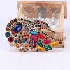 image:imageEzing 4Pcs Brooch Lot with Large Big Size Rhinestone Crystal Fashion Jewelrys