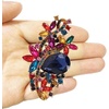 image:imageEzing 4Pcs Brooch Lot with Large Big Size Rhinestone Crystal Fashion Jewelrys