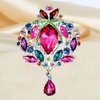 image:imageEzing 4Pcs Brooch Lot with Large Big Size Rhinestone Crystal Fashion Jewelryu