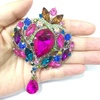 image:imageEzing 4Pcs Brooch Lot with Large Big Size Rhinestone Crystal Fashion Jewelryu
