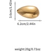 image:imageGeometric Teardrop Brooch for WomenGold